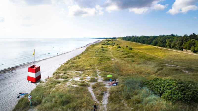 Marielyst Strand Luftfoto Livreddertårn 1 Credit Pajor 800Px